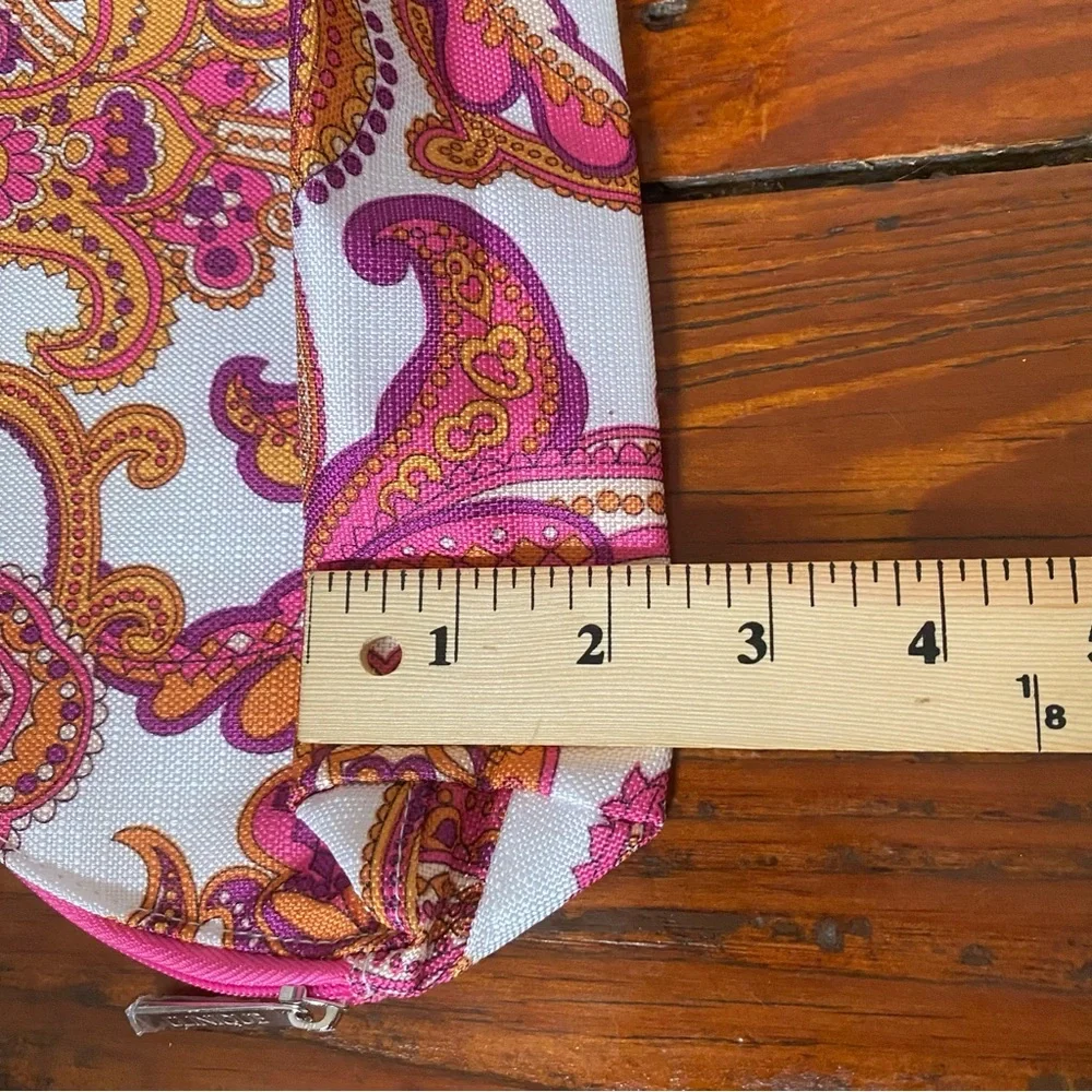 🧩 3/$20 Clinique Cosmetic Bag Paisley NWT